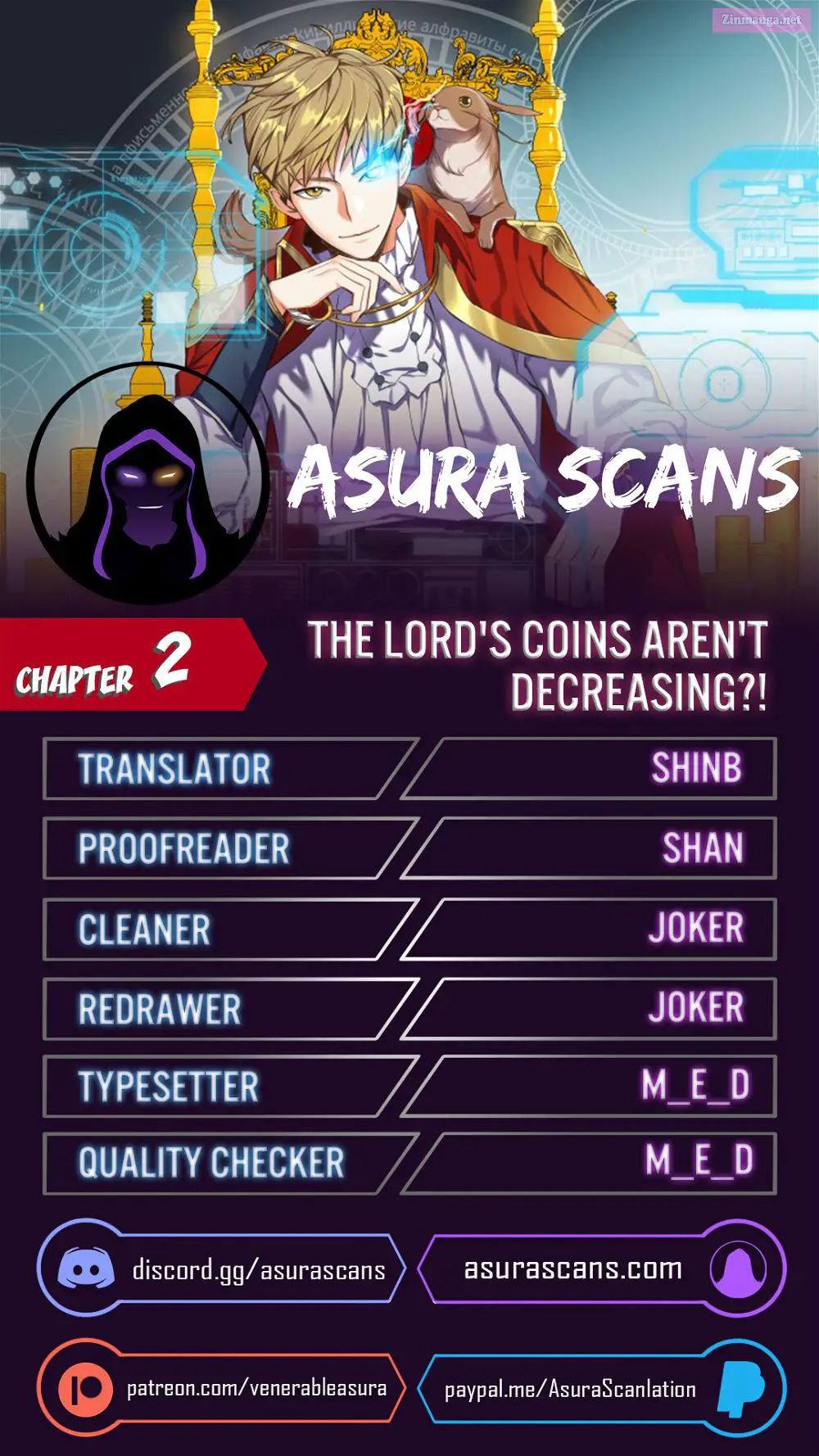 The Lord’s Coins Aren’t Decreasing?! Zinmanga X Chapter 2 Page 2