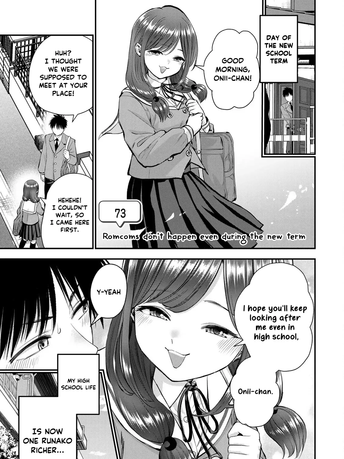 No More Love With the Girls Zinmanga X Chapter 73 Page 1