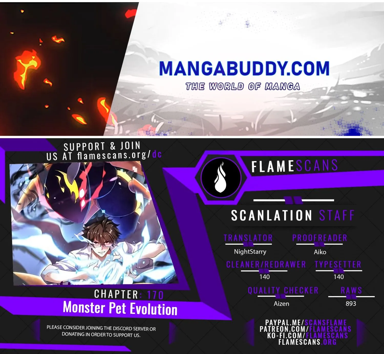 Monster Pet Evolution Zinmanga X Chapter 170 Page 1