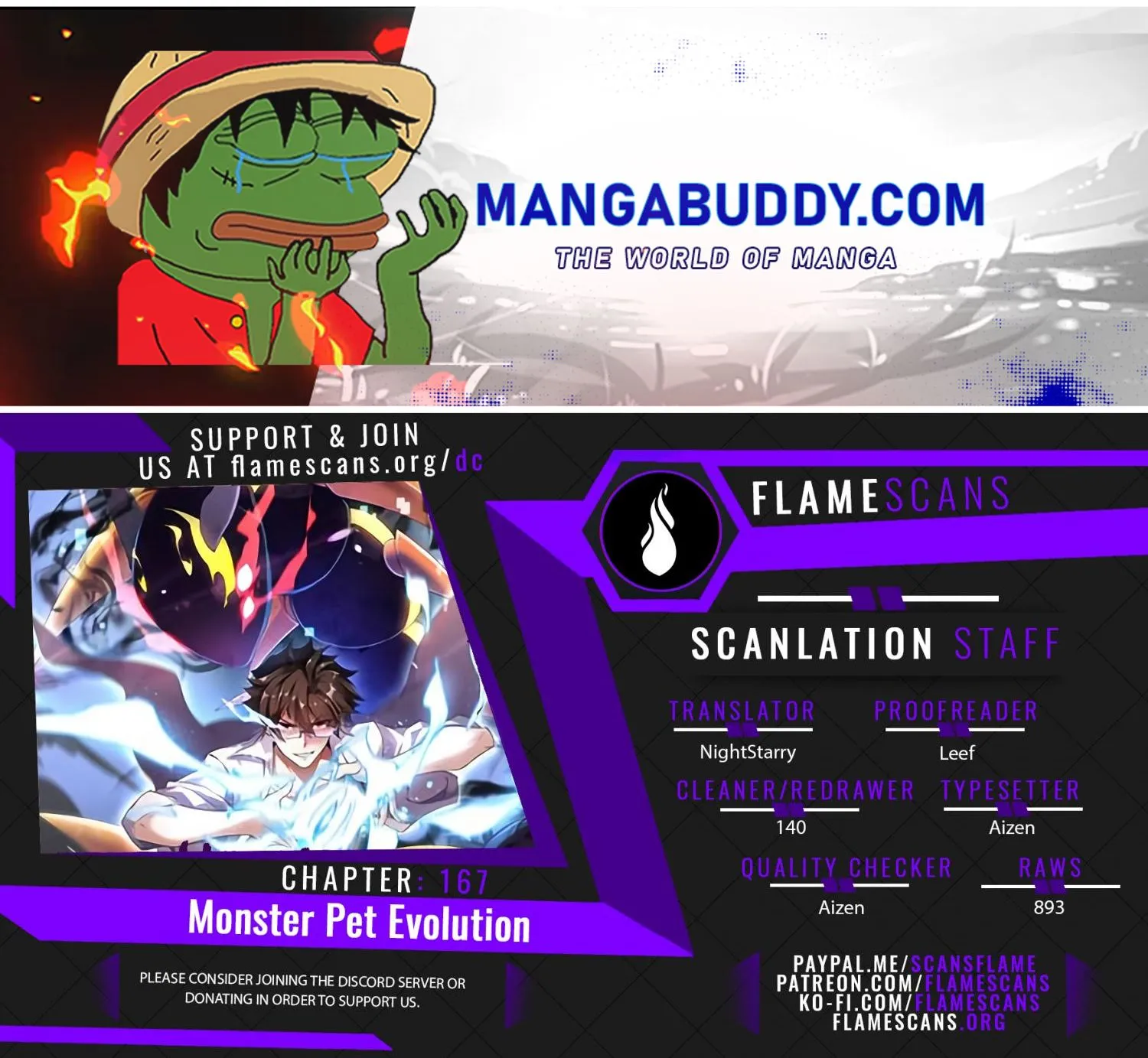 Monster Pet Evolution Zinmanga X Chapter 167 Page 1