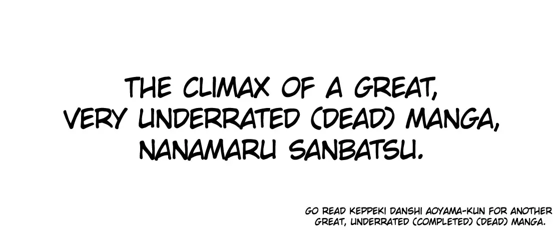 Nanamaru Sanbatsu Zinmanga X Chapter 109 Page 1
