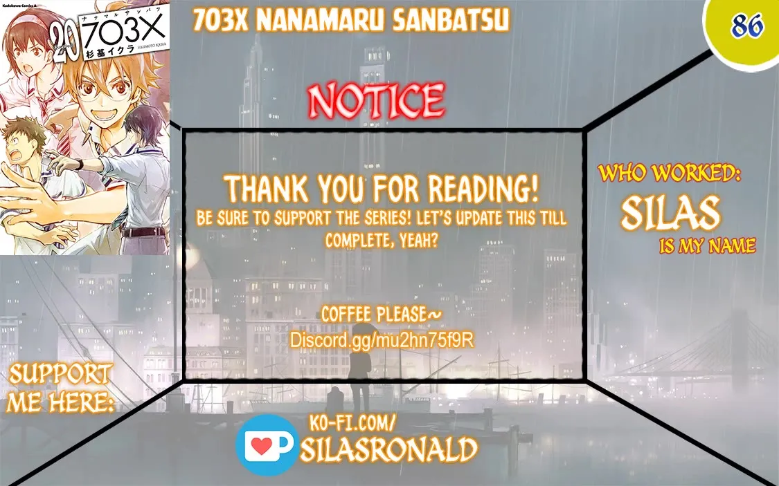Nanamaru Sanbatsu Zinmanga X Chapter 86.1 Page 1