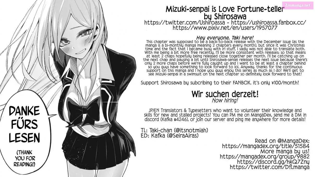 Mizuki-senpai’s Love Fortune-Telling Zinmanga X Chapter 7 Page 29