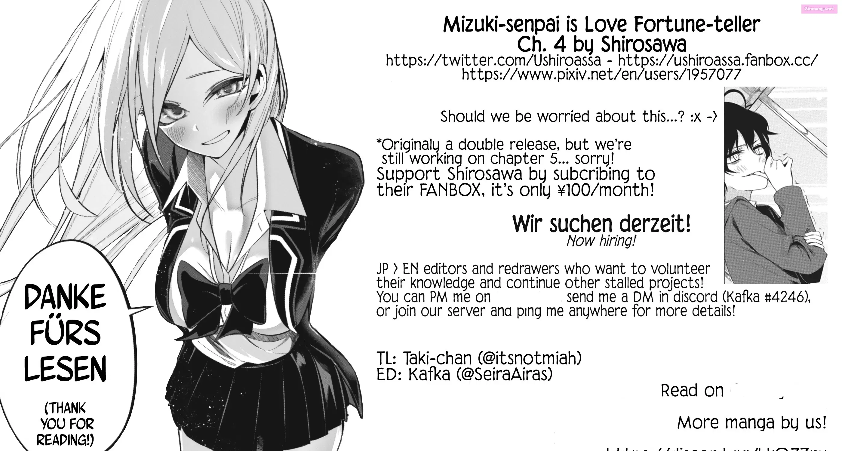 Mizuki-senpai’s Love Fortune-Telling Zinmanga X Chapter 4 Page 29