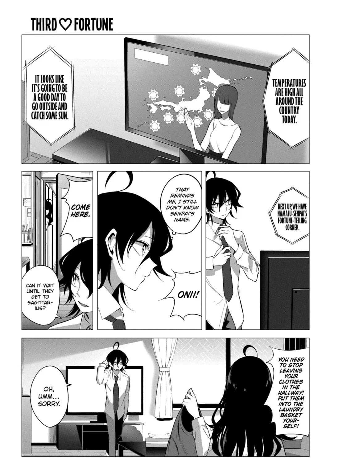 Mizuki-senpai’s Love Fortune-Telling Zinmanga X Chapter 3 Page 1