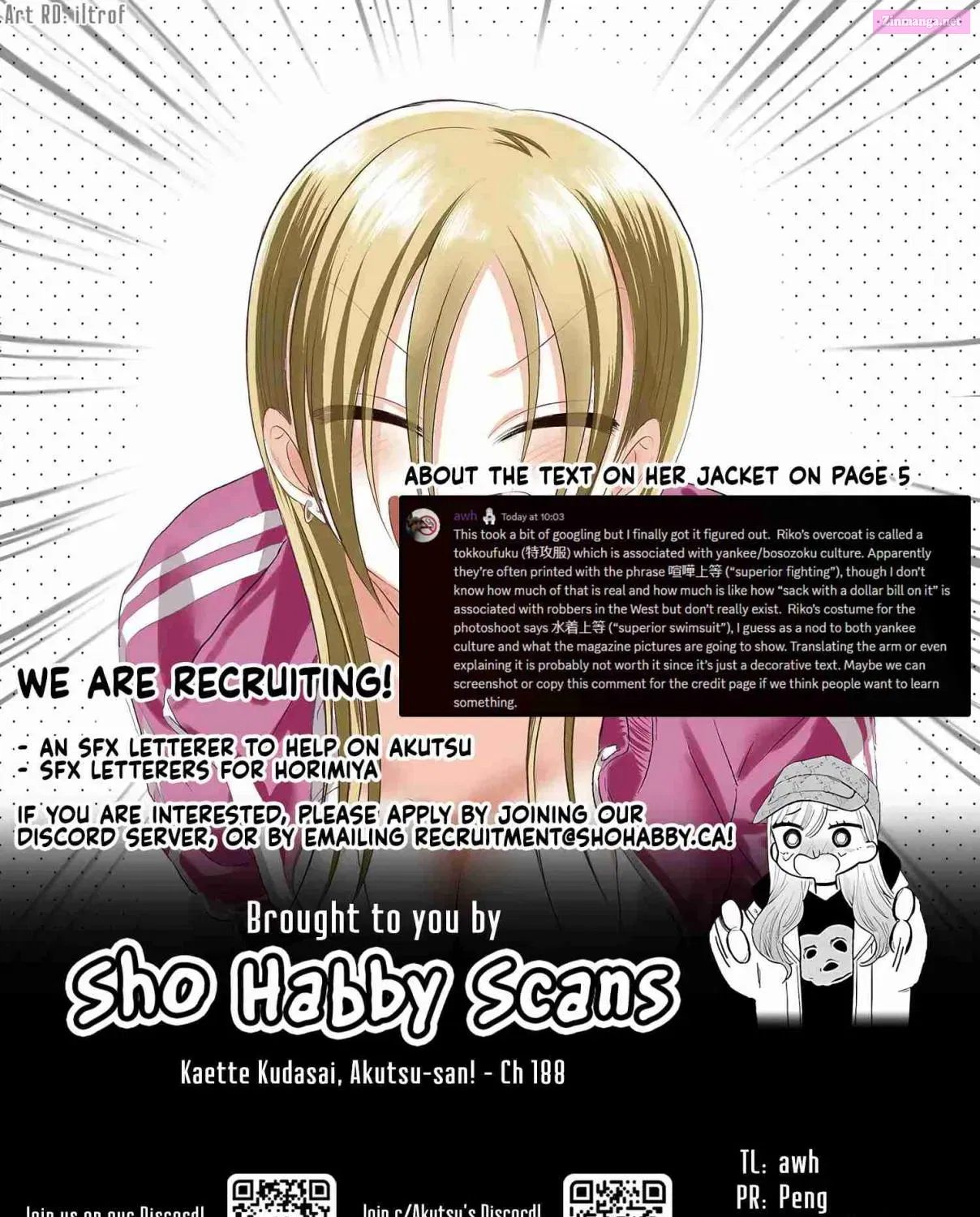 Kaette kudasai! Akutsu-san Zinmanga X Chapter 188 Page 21