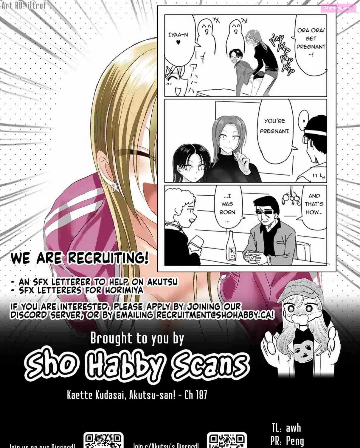 Kaette kudasai! Akutsu-san Zinmanga X Chapter 187 Page 21