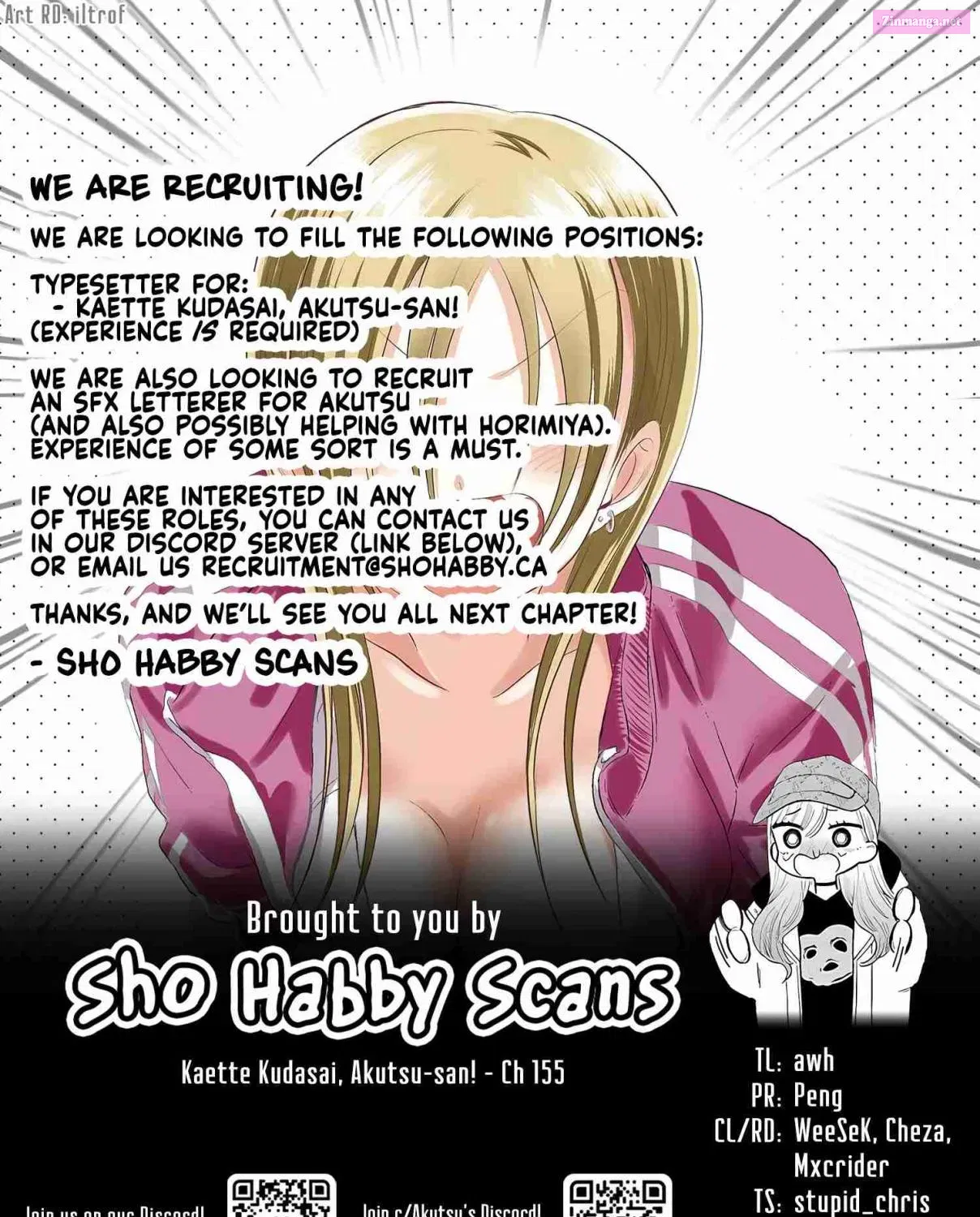 Kaette kudasai! Akutsu-san Zinmanga X Chapter 155 Page 17
