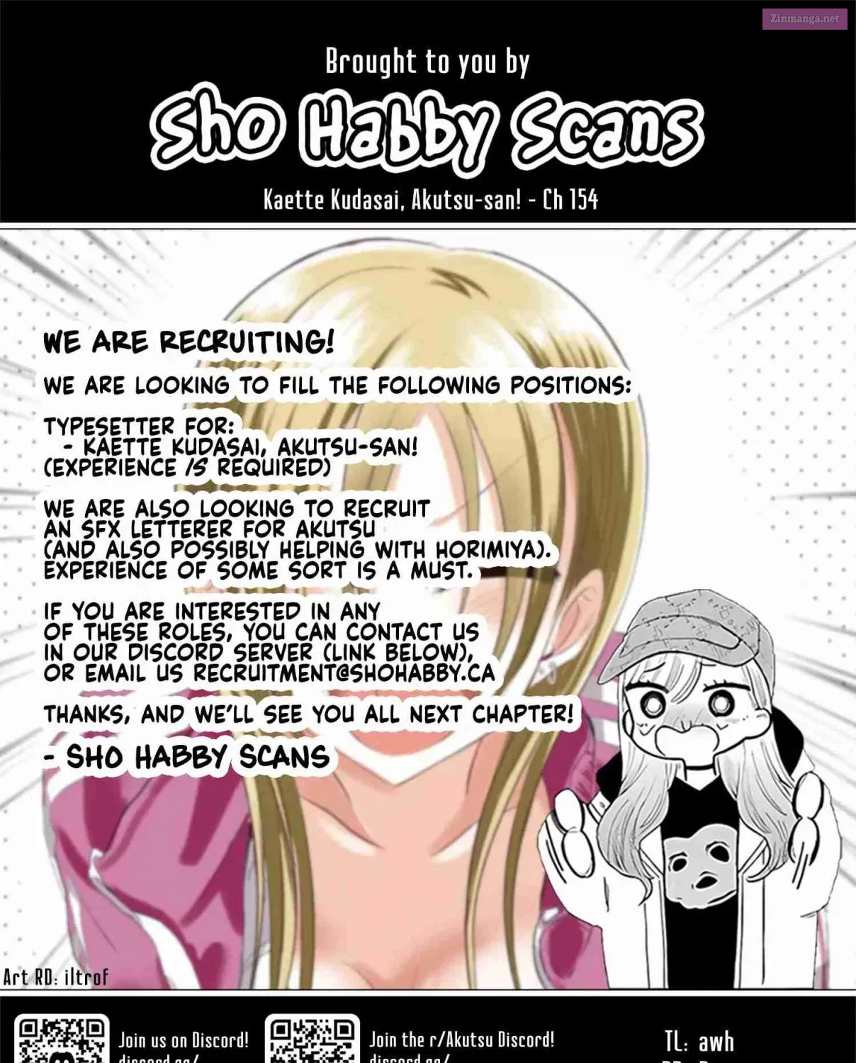Kaette kudasai! Akutsu-san Zinmanga X Chapter 154 Page 17
