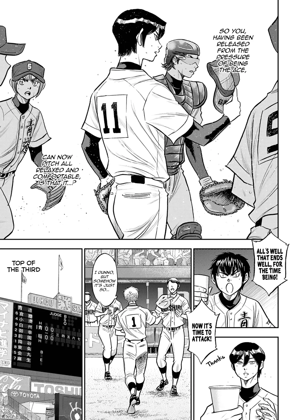 Daiya No A - Act Ii Zinmanga X Chapter 268 Page 11