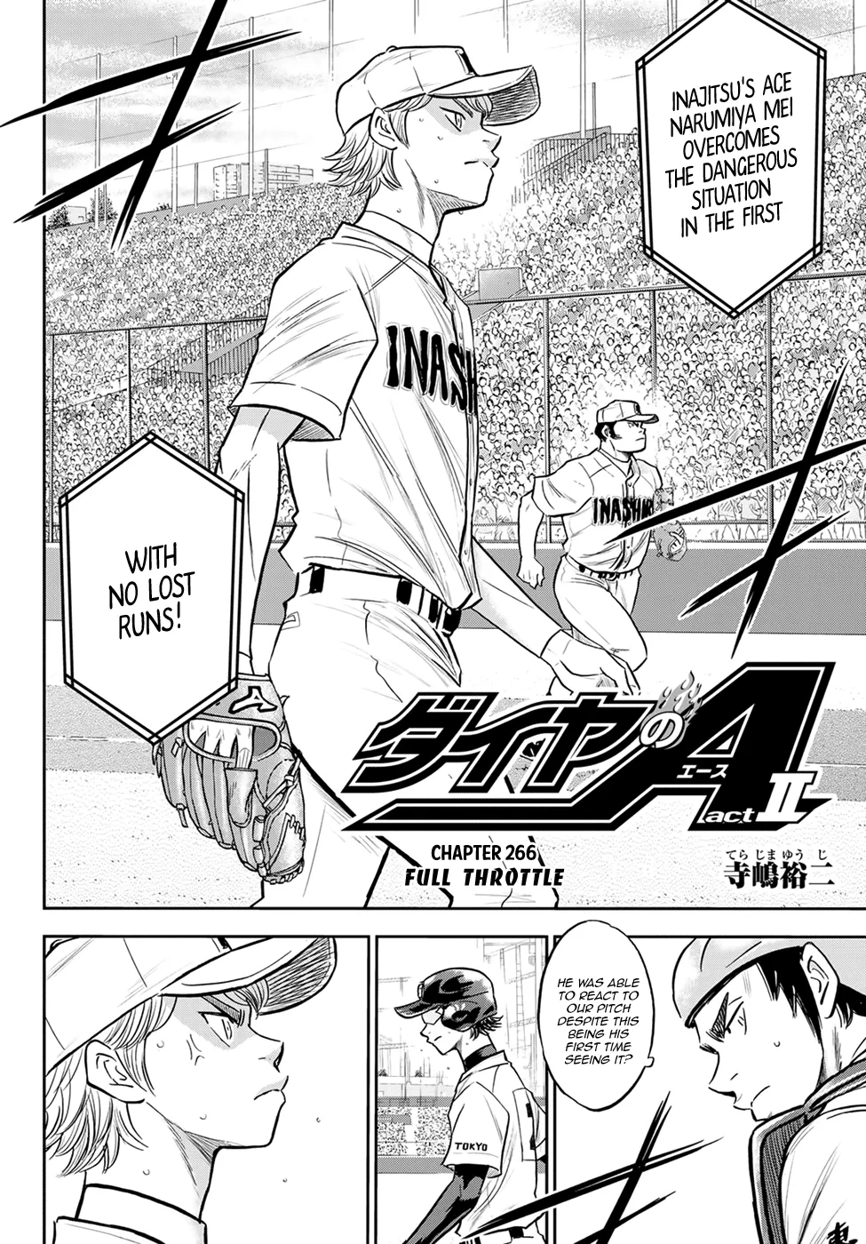 Daiya No A - Act Ii Zinmanga X Chapter 266 Page 2
