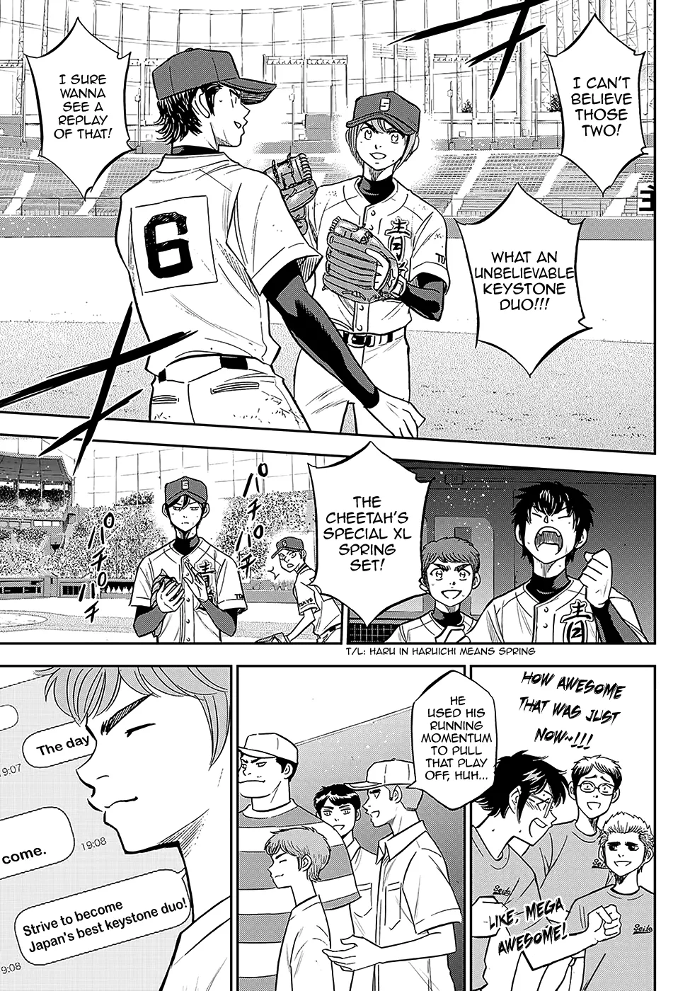 Daiya No A - Act Ii Zinmanga X Chapter 212 Page 8