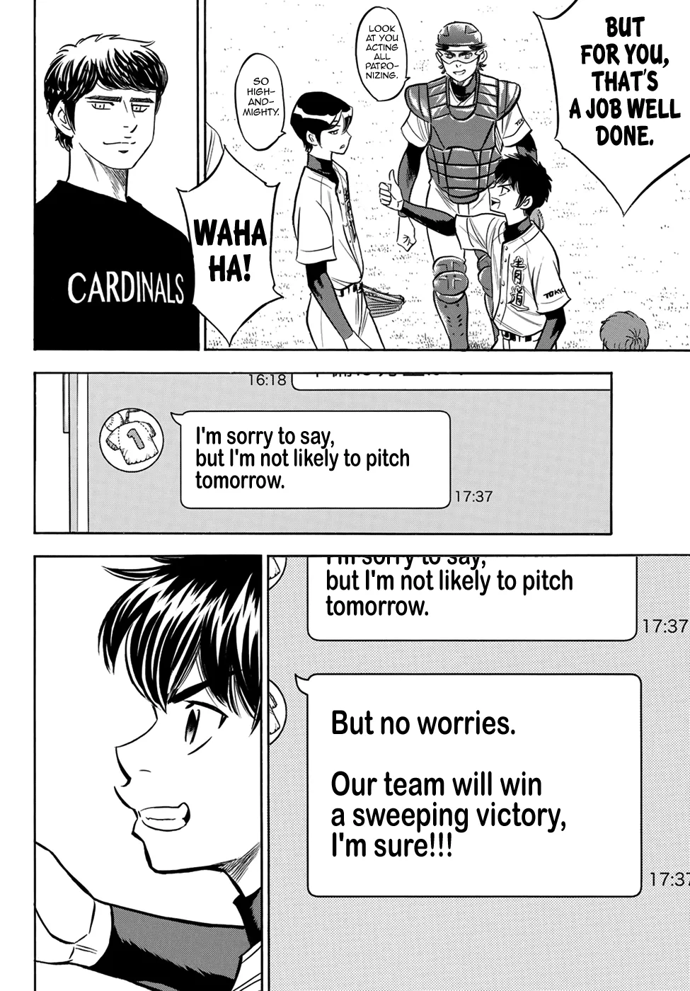 Daiya No A - Act Ii Zinmanga X Chapter 206 Page 6