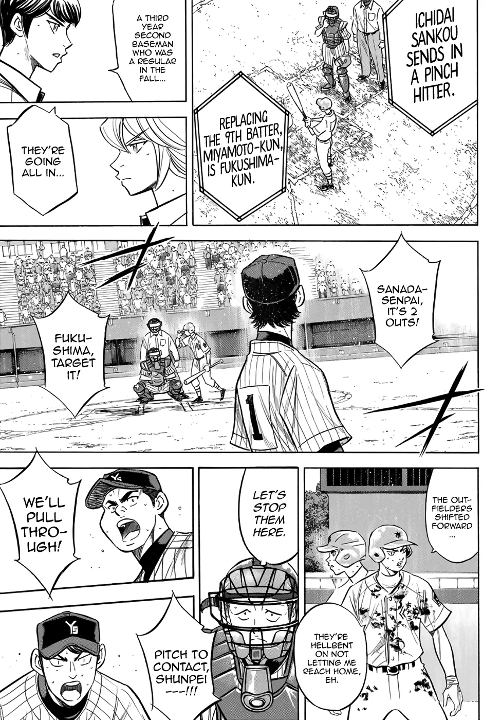 Daiya No A - Act Ii Zinmanga X Chapter 186 Page 7
