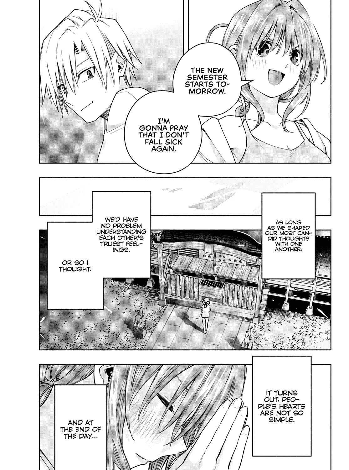 Amagami-San Chi No Enmusubi Zinmanga X Chapter 56 Page 38