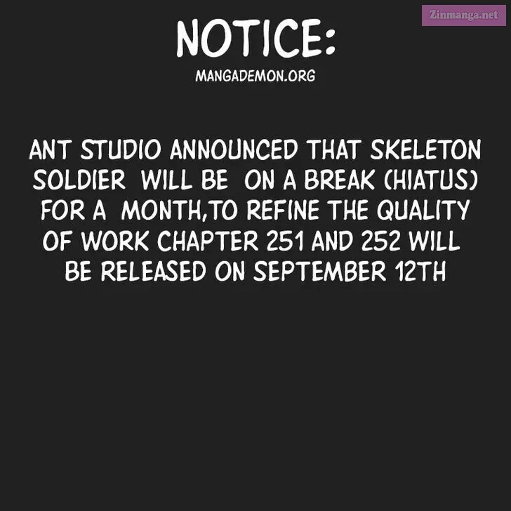 Skeleton Soldier Couldn't Protect the Dungeon Zinmanga X Chapter 250.5 Page 3