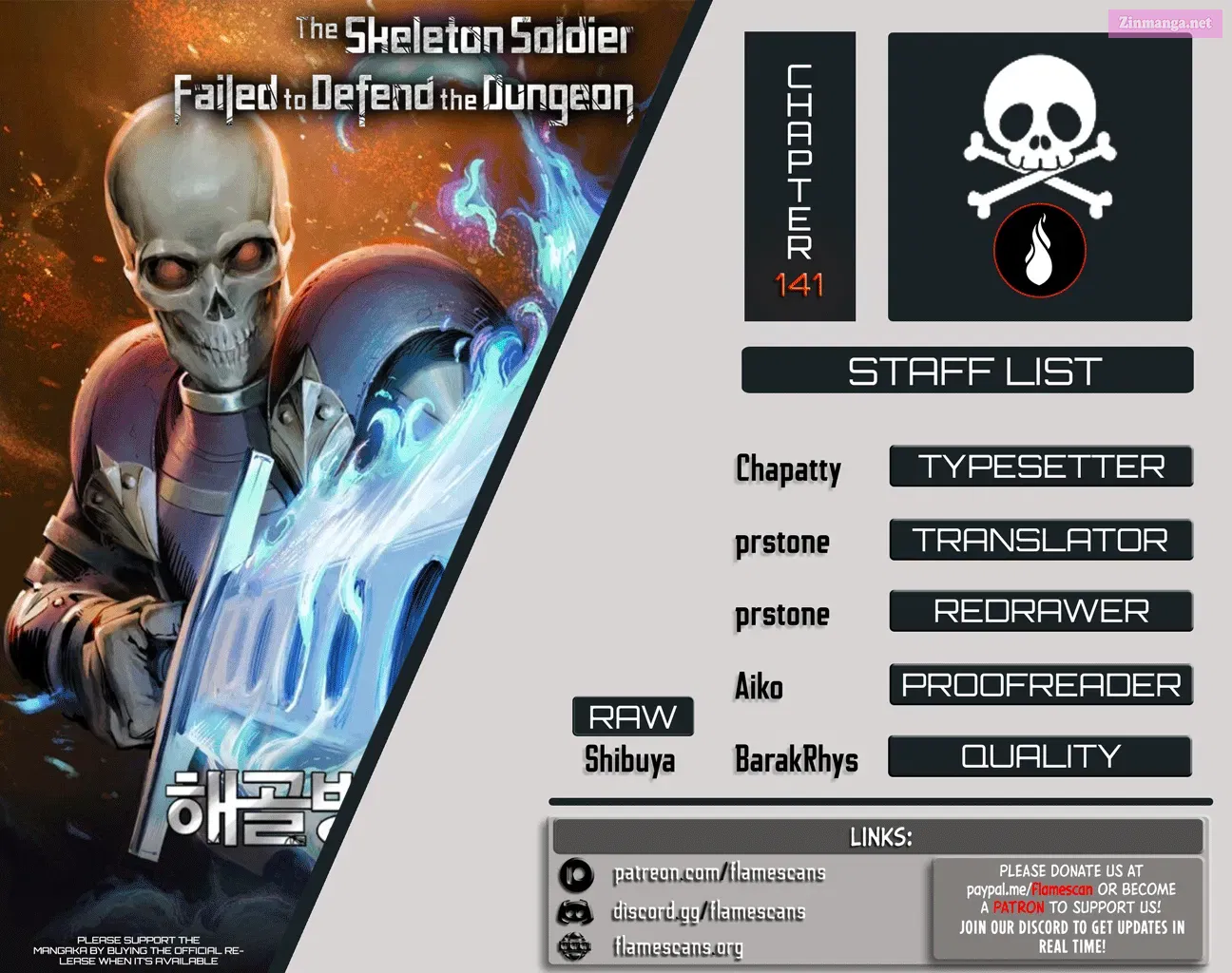 Skeleton Soldier Couldn't Protect the Dungeon Zinmanga X Chapter 141 Page 1