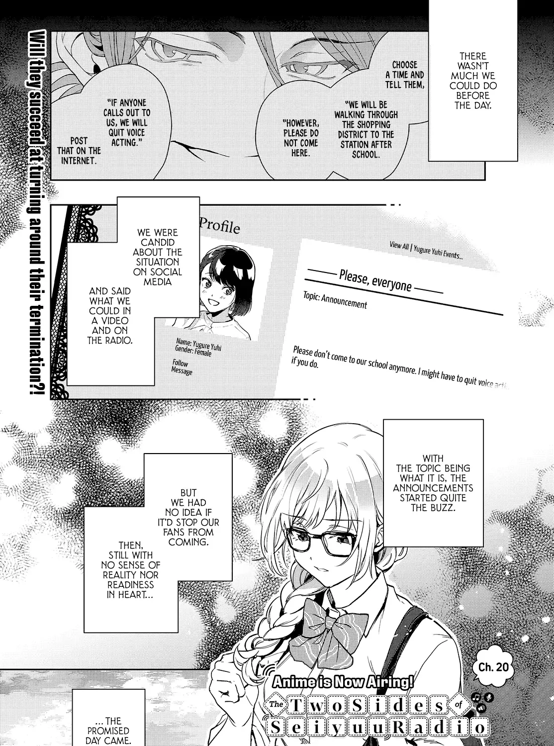 The Two Sides Of Seiyuu Radio Zinmanga X Chapter 20 Page 3