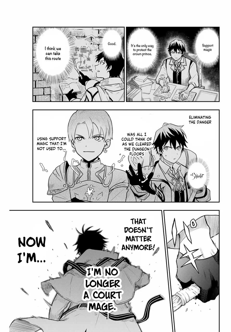 A Court Magician, Who Was Focused On Supportive Magic Because His Allies Were Too Weak, Aims To Become The Strongest After Being Banished Zinmanga X Chapter 2 Page 14