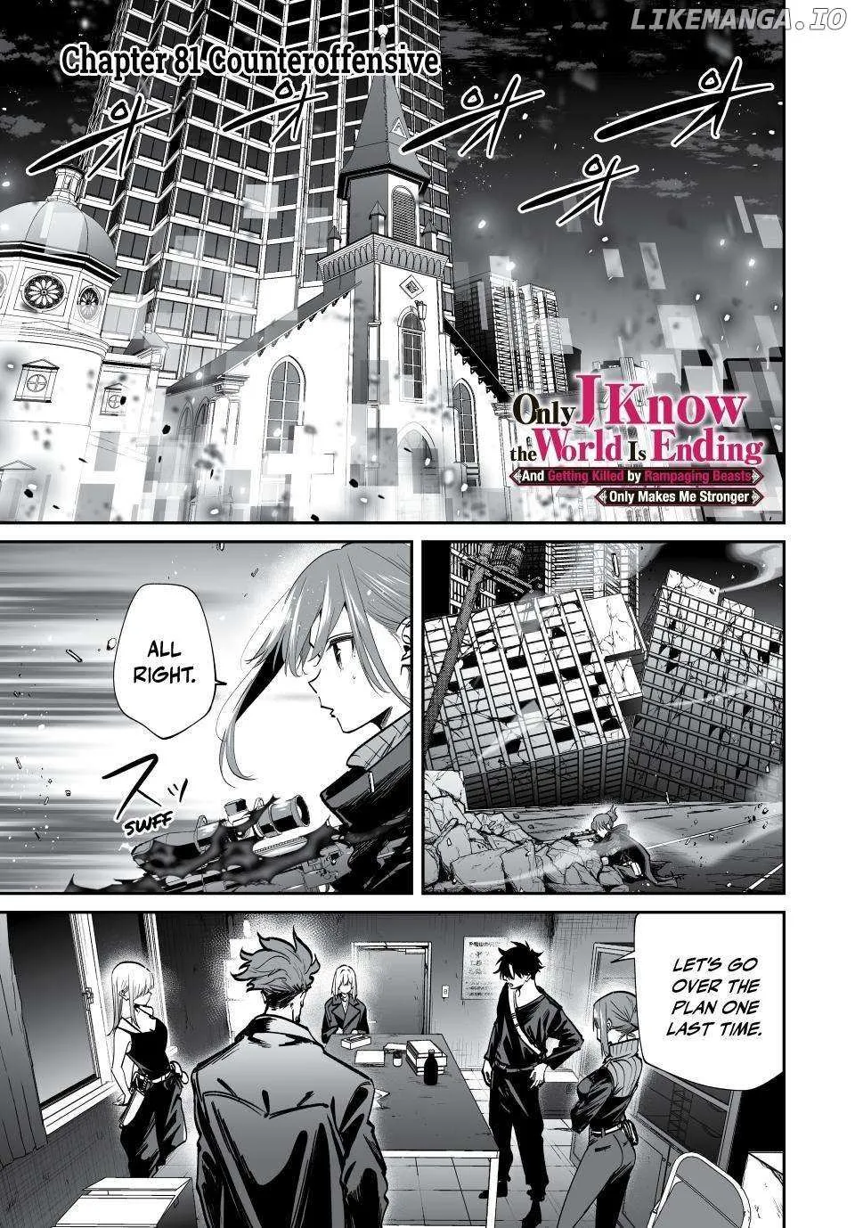 Only I Know That The World Will End Zinmanga X Chapter 81 Page 1