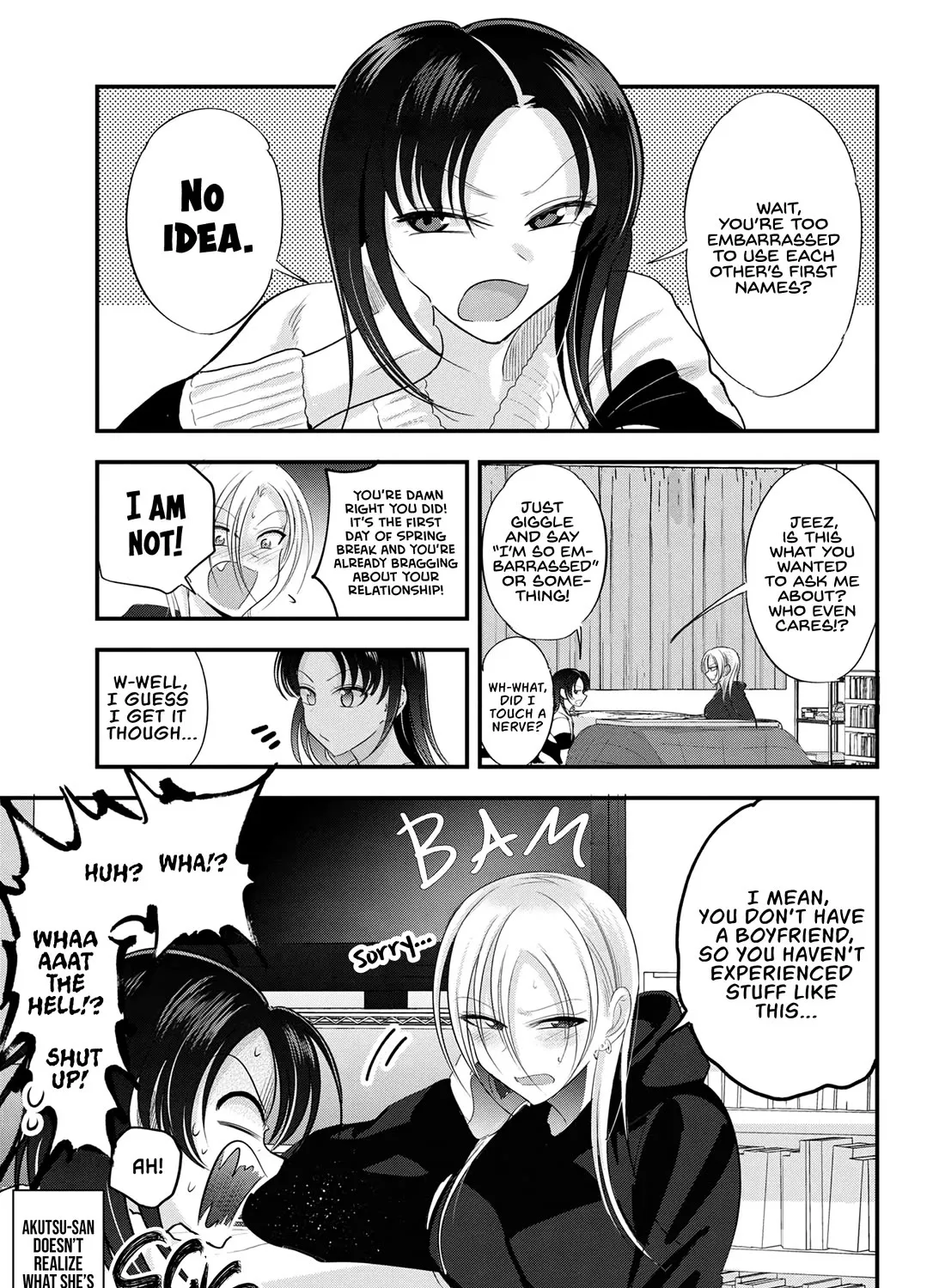 Please Go Home, Akutsu-San! Zinmanga X Chapter 185 Page 1
