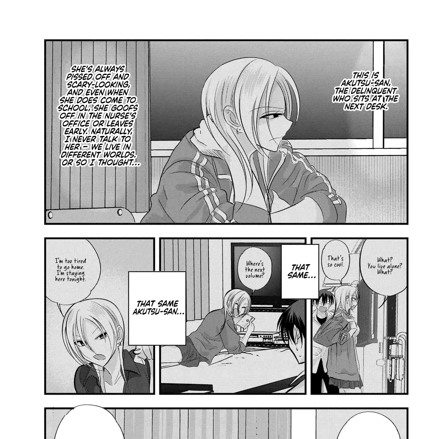 Please Go Home, Akutsu-San! Zinmanga X Chapter 177 Page 1