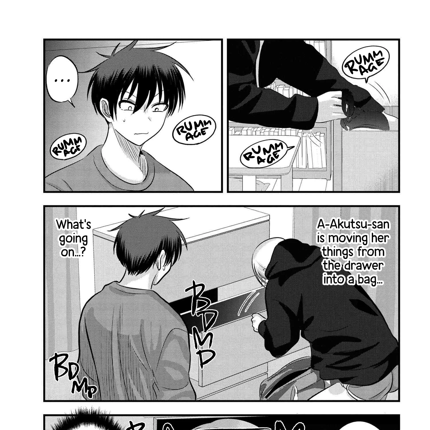 Please Go Home, Akutsu-San! Zinmanga X Chapter 124.5 Page 1