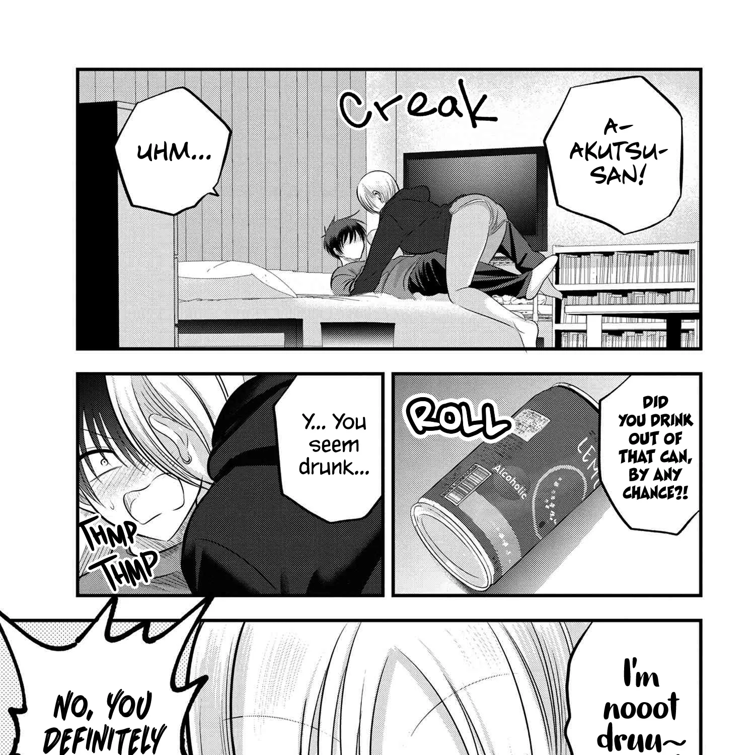 Please Go Home, Akutsu-San! Zinmanga X Chapter 110 Page 1