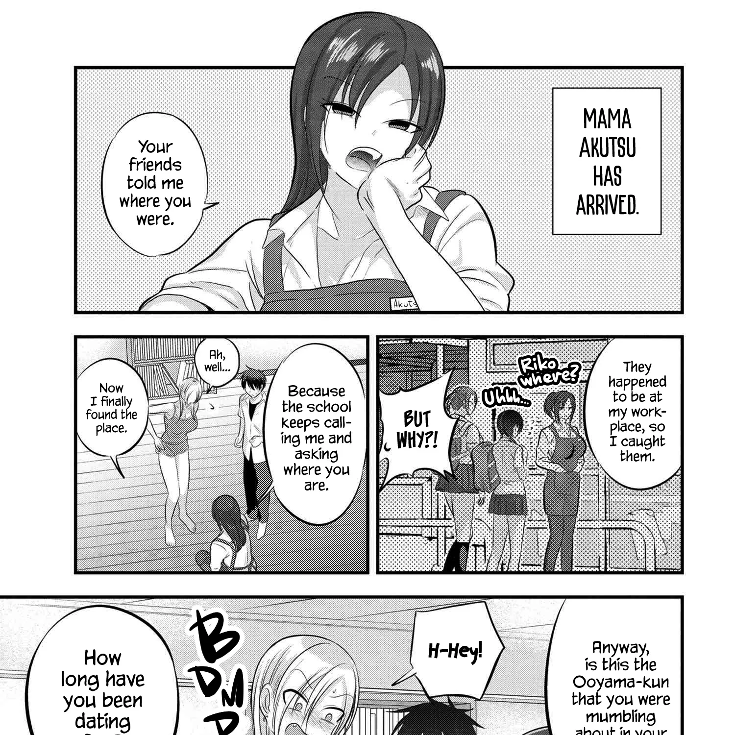 Please Go Home, Akutsu-San! Zinmanga X Chapter 101 Page 1