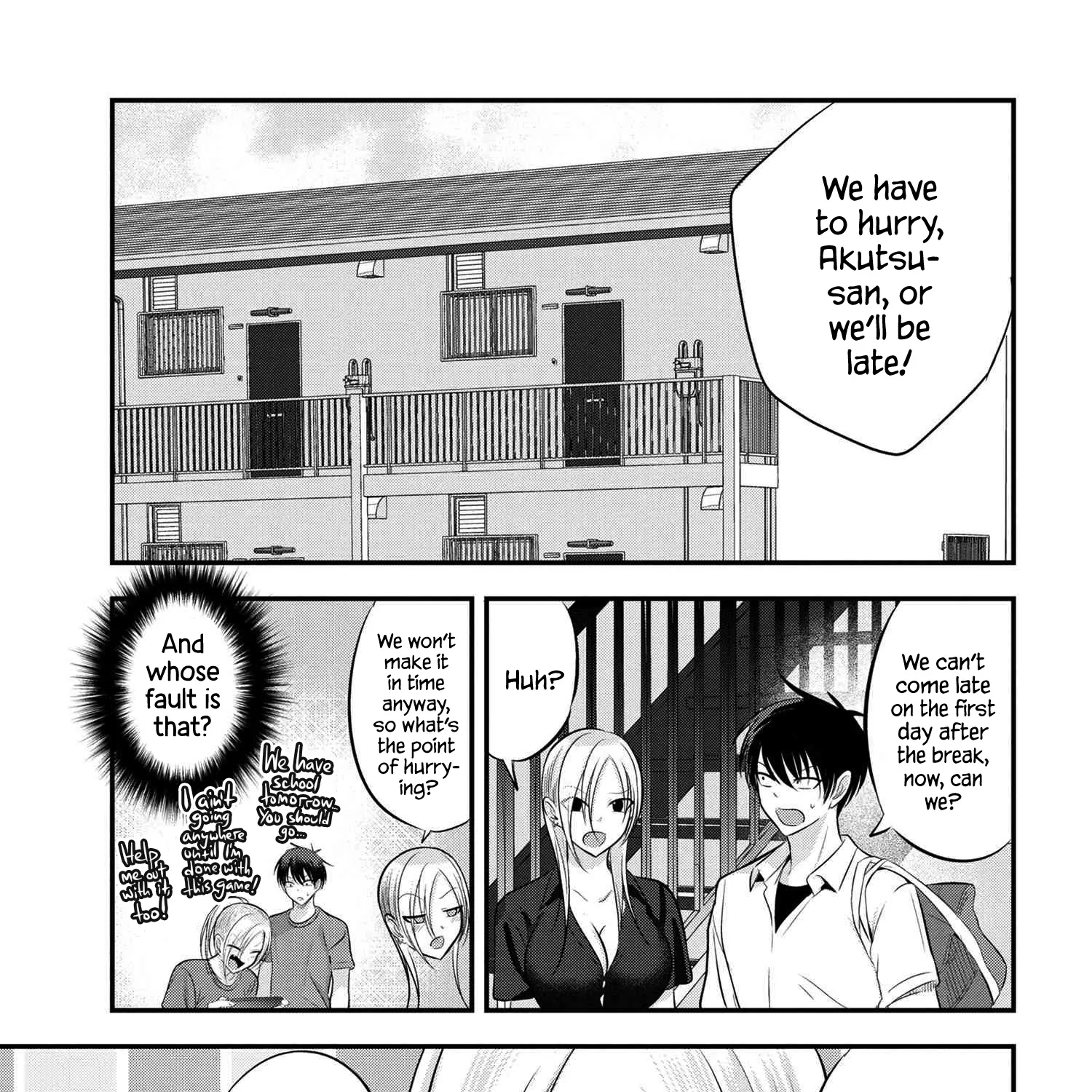Please Go Home, Akutsu-San! Zinmanga X Chapter 89 Page 1