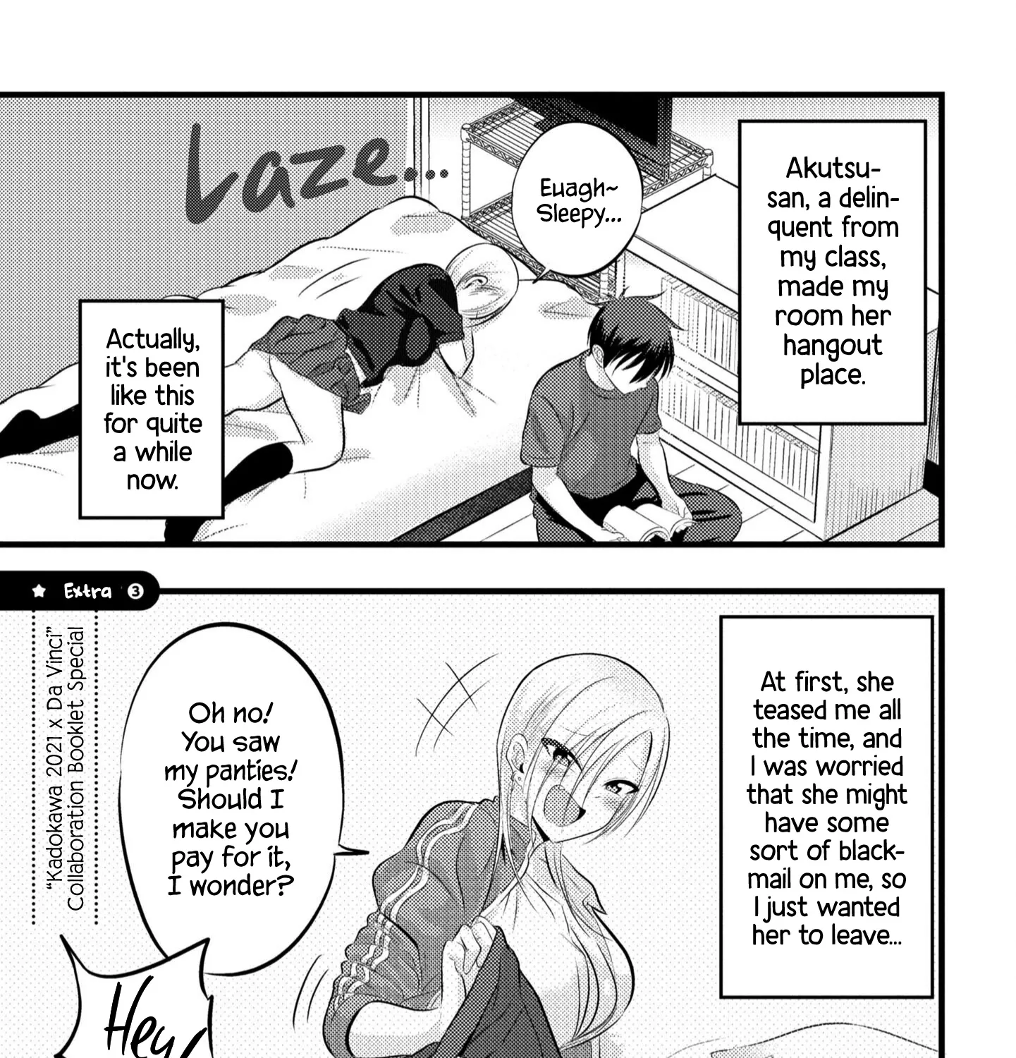 Please Go Home, Akutsu-San! Zinmanga X Chapter 88.3 Page 1