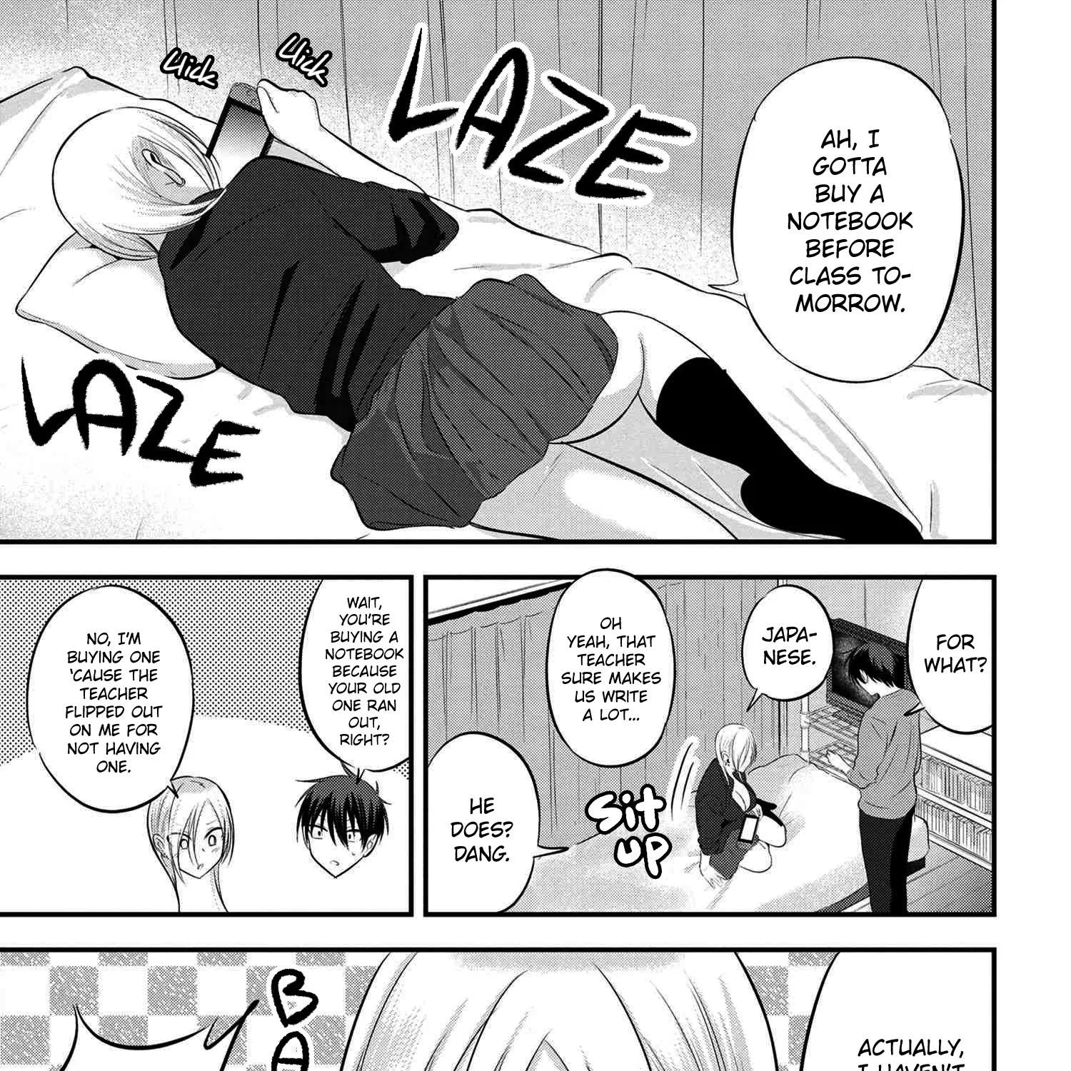 Please Go Home, Akutsu-San! Zinmanga X Chapter 58 Page 1