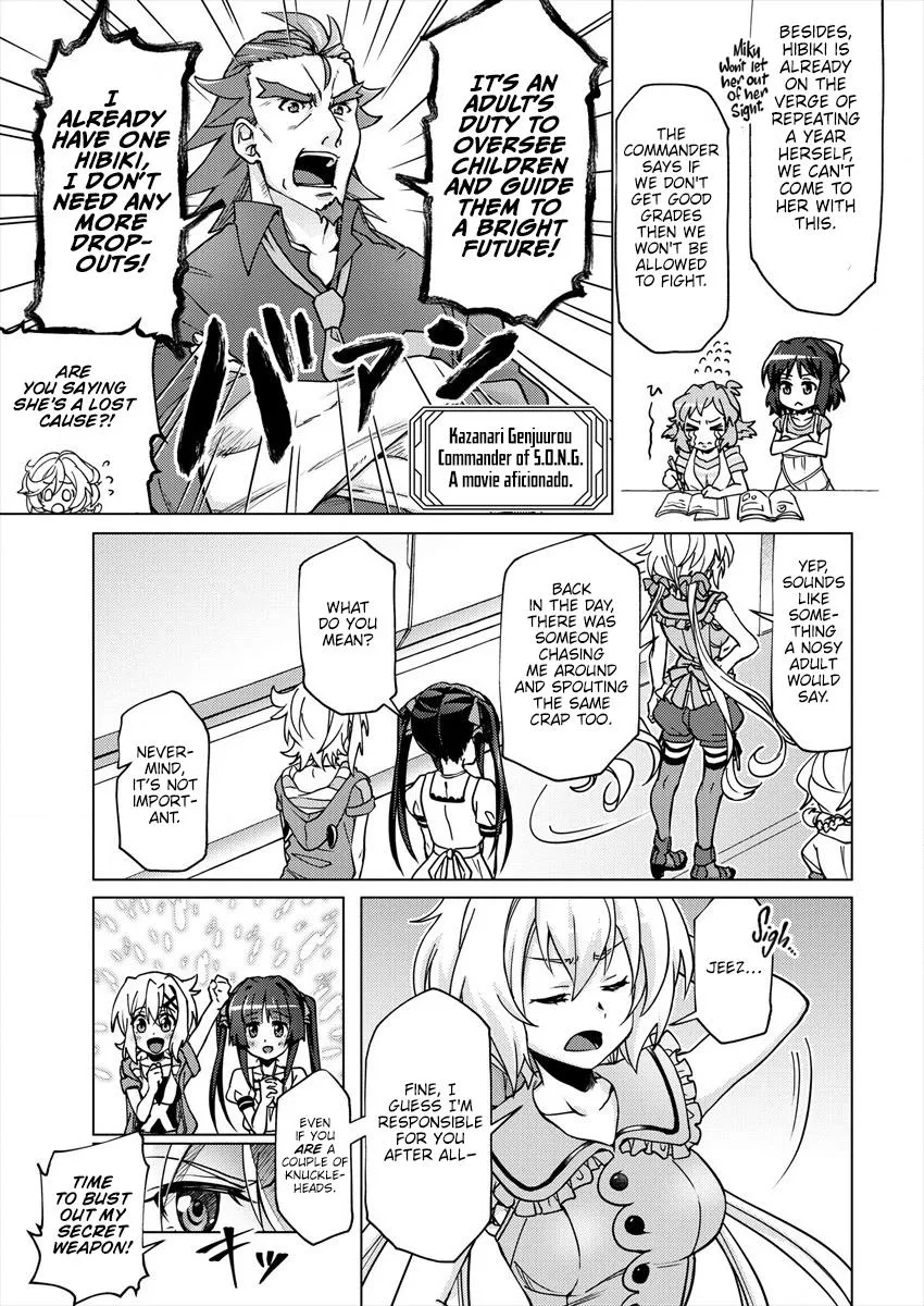 Senki Kanshoku Symphogear ~Shirabemeshi~ Zinmanga X Chapter 4 Page 3