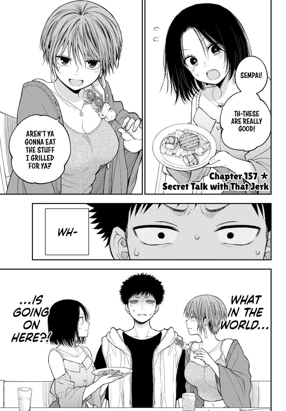 My Charms Are Wasted On Kuroiwa Medaka Zinmanga X Chapter 157 Page 1