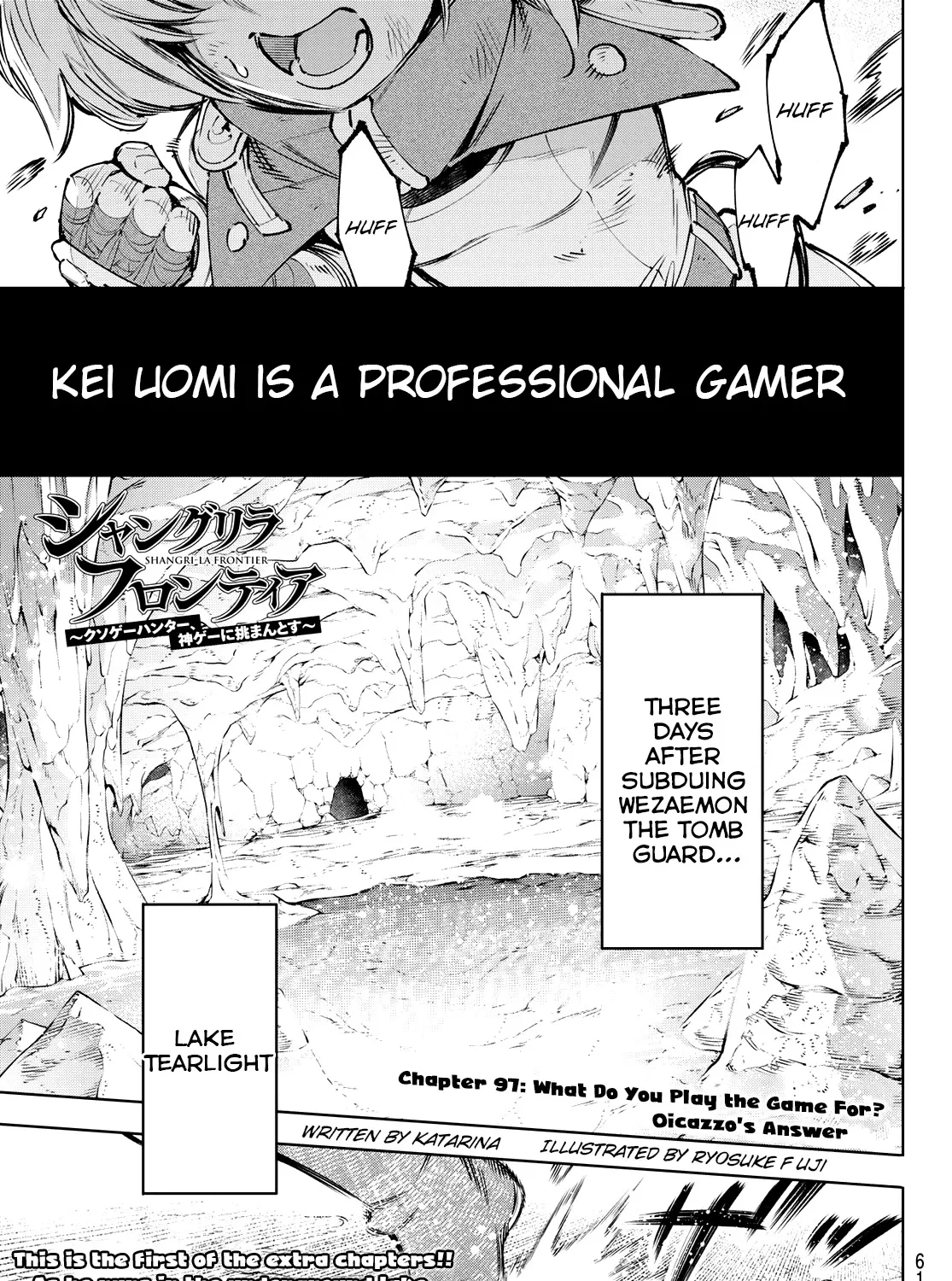 Shangri-La Frontier ~ Kusoge Hunter, Kamige Ni Idoman To Su~ Zinmanga X Chapter 97 Page 1