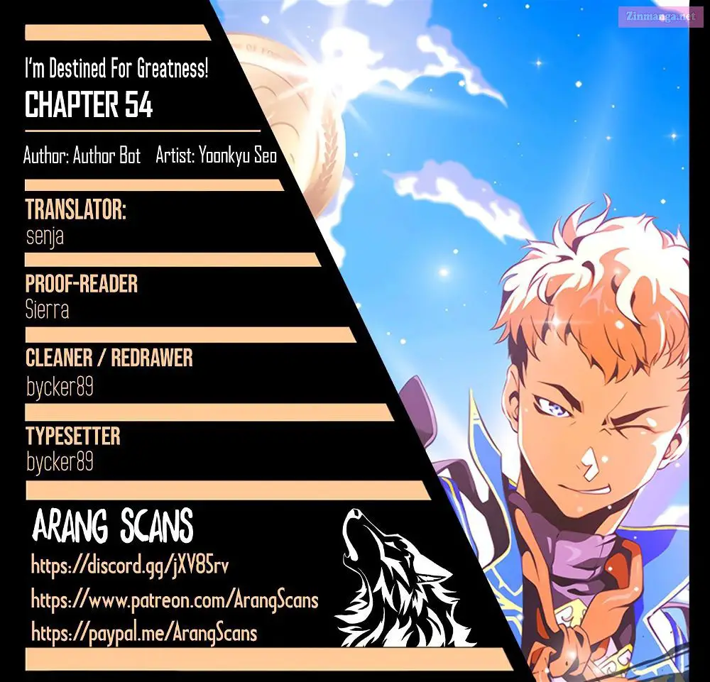 I’m Destined For Greatness! Zinmanga X Chapter 54 Page 1
