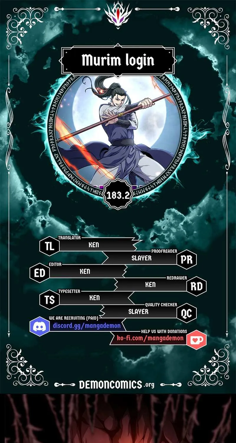 Murim Login Zinmanga X Chapter 183.2 Page 1