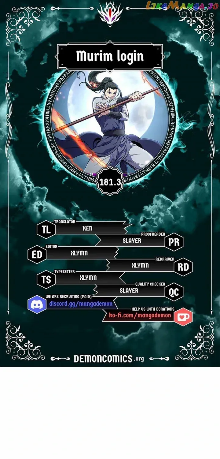 Murim Login Zinmanga X Chapter 181.3 Page 2