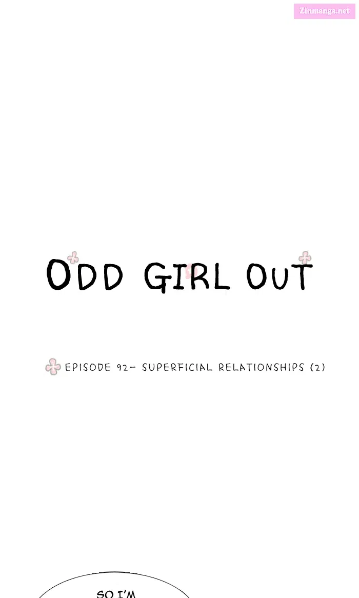 Odd Girl Out Zinmanga X Chapter 92 Page 1