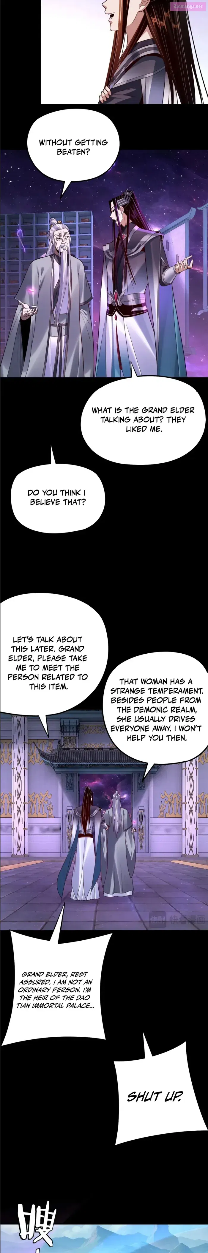 Me, The Heavenly Destined Villain Zinmanga X Chapter 129 Page 8