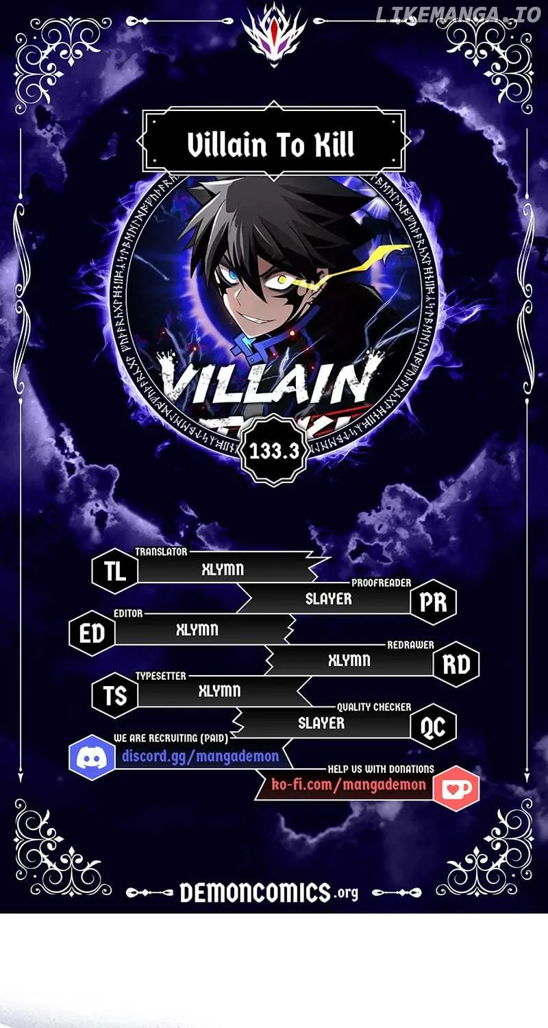 Villain To Kill Zinmanga X Chapter 133.3 Page 1